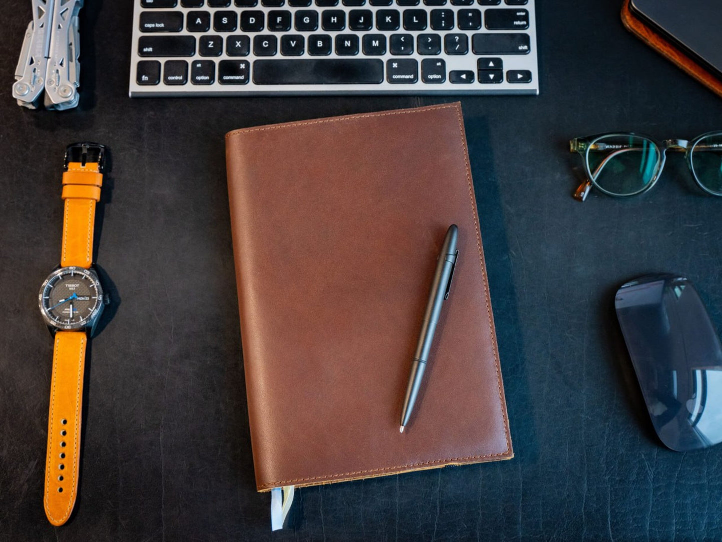 Milwaukee Leather Clever Fox Budget Planner - Chestnut