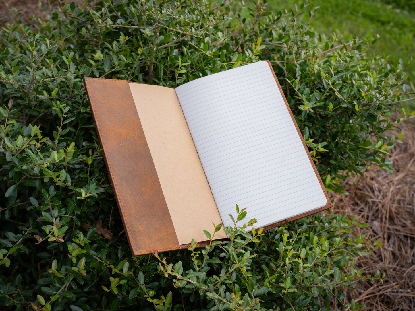 Crazy Horse Leather Moleskine Cahier Journal - Brown