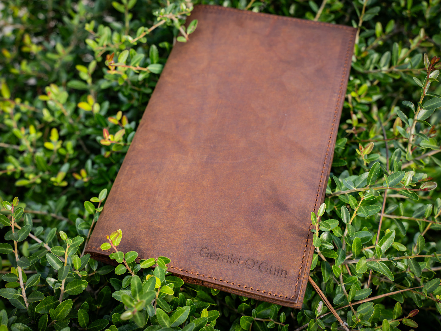 Crazy Horse Leather Moleskine Cahier Journal - Brown