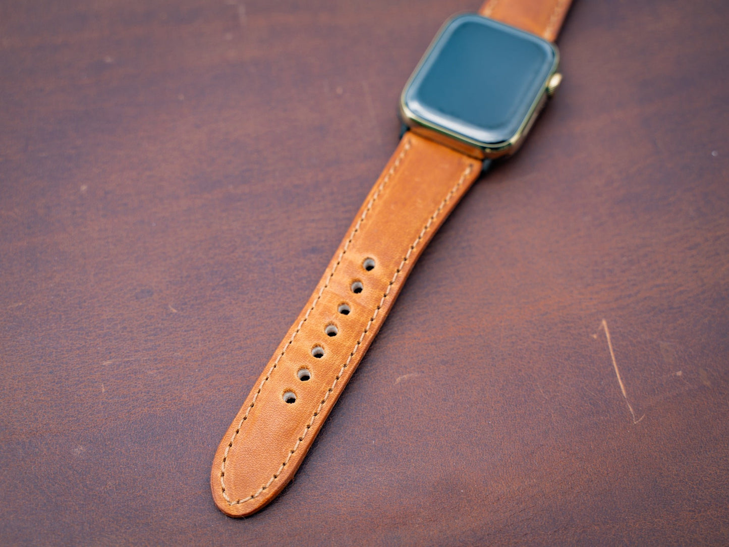 Horween Leather Apple Watch Band - Natural