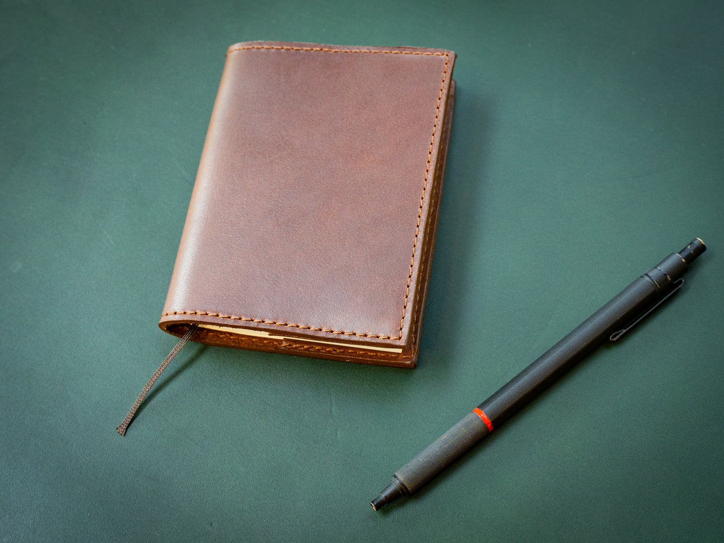 Milwaukee Leather Midori Notebook Cover - Chestnut