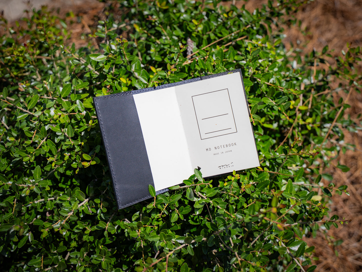 Milwaukee Leather Midori Notebook Cover - Black