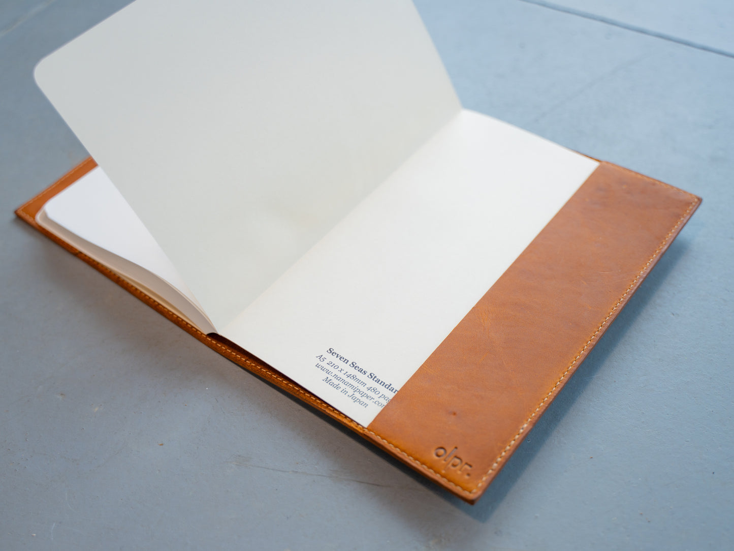 Milwaukee Leather Nanami Seven Seas A5 Journal - Natural