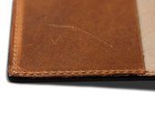 Large Leather Planner Cover - Natural
