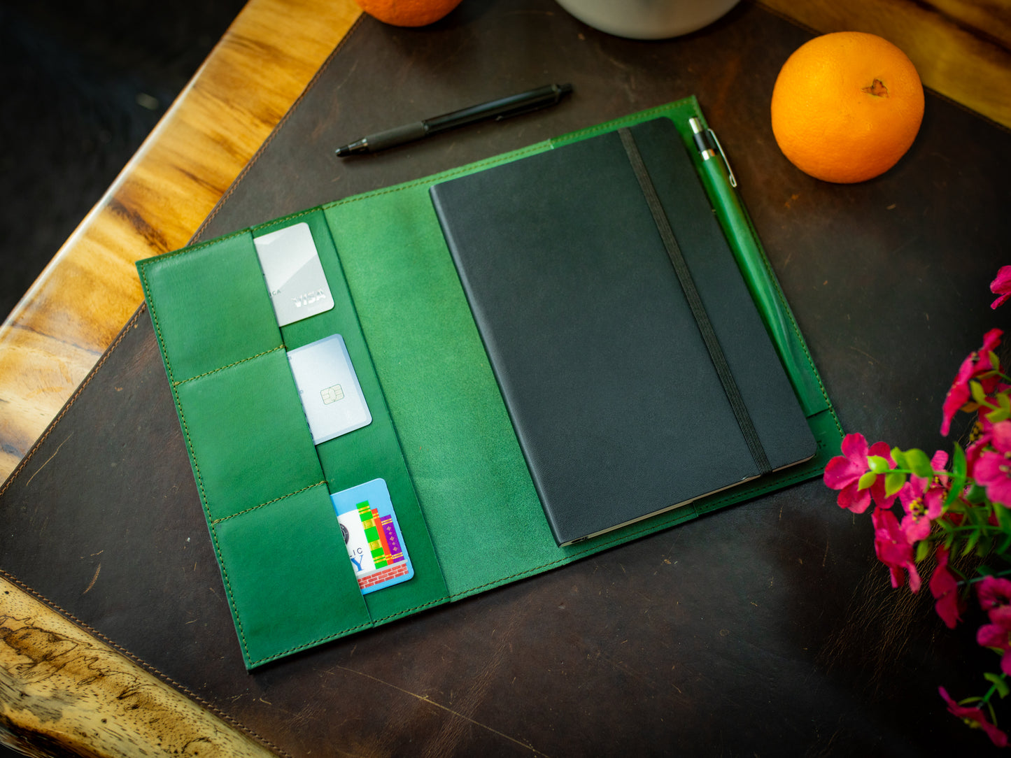 Leather Journal Folio Leuchtturm1917 - Emerald Green