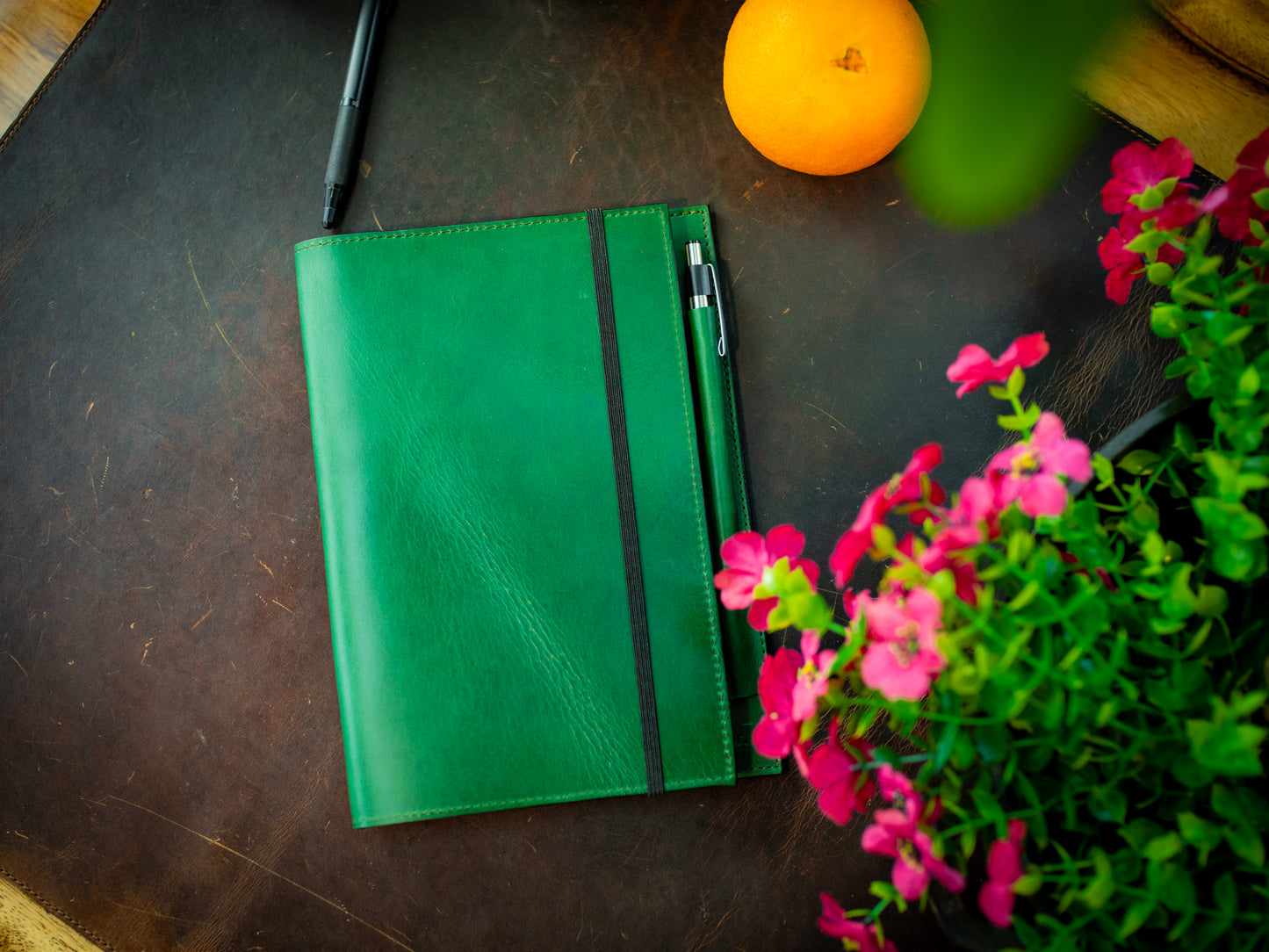 Leather Journal Folio Leuchtturm1917 - Emerald Green