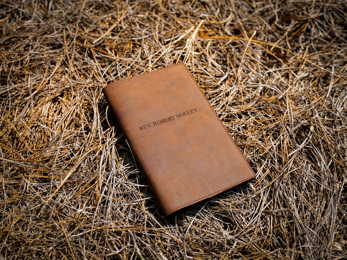 Crazy Horse Leather Moleskine Cahier Journal - Brown