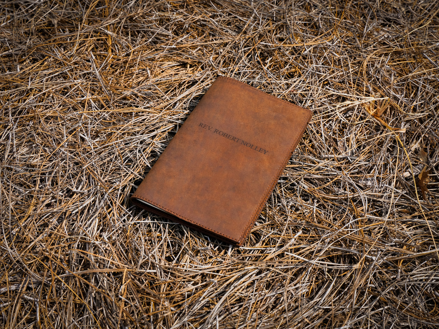 Crazy Horse Leather Moleskine Cahier Journal - Brown