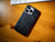 iPhone 15 Leather Case - Black