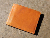 Classic Leather Bifold Wallet - Natural Wallet - olpr.
