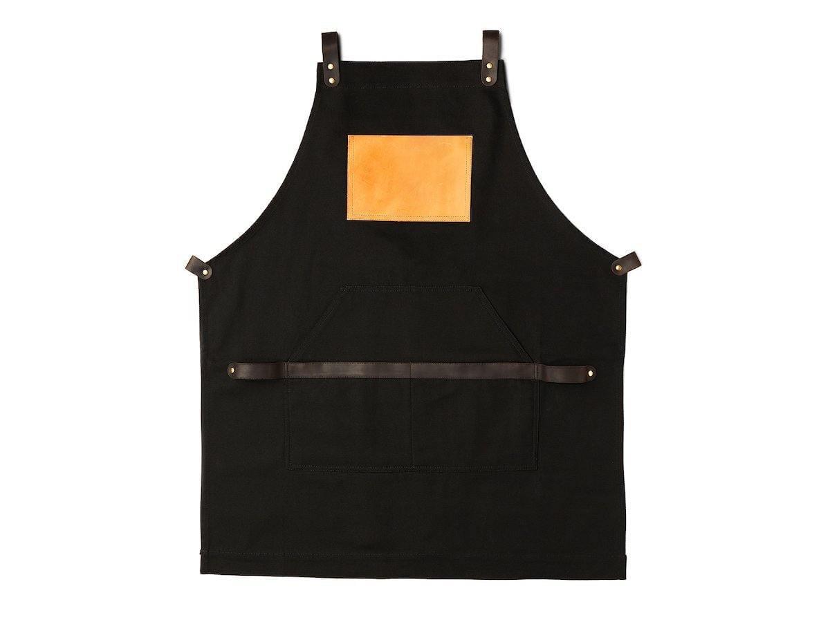 Canvas and Leather Apron - Black