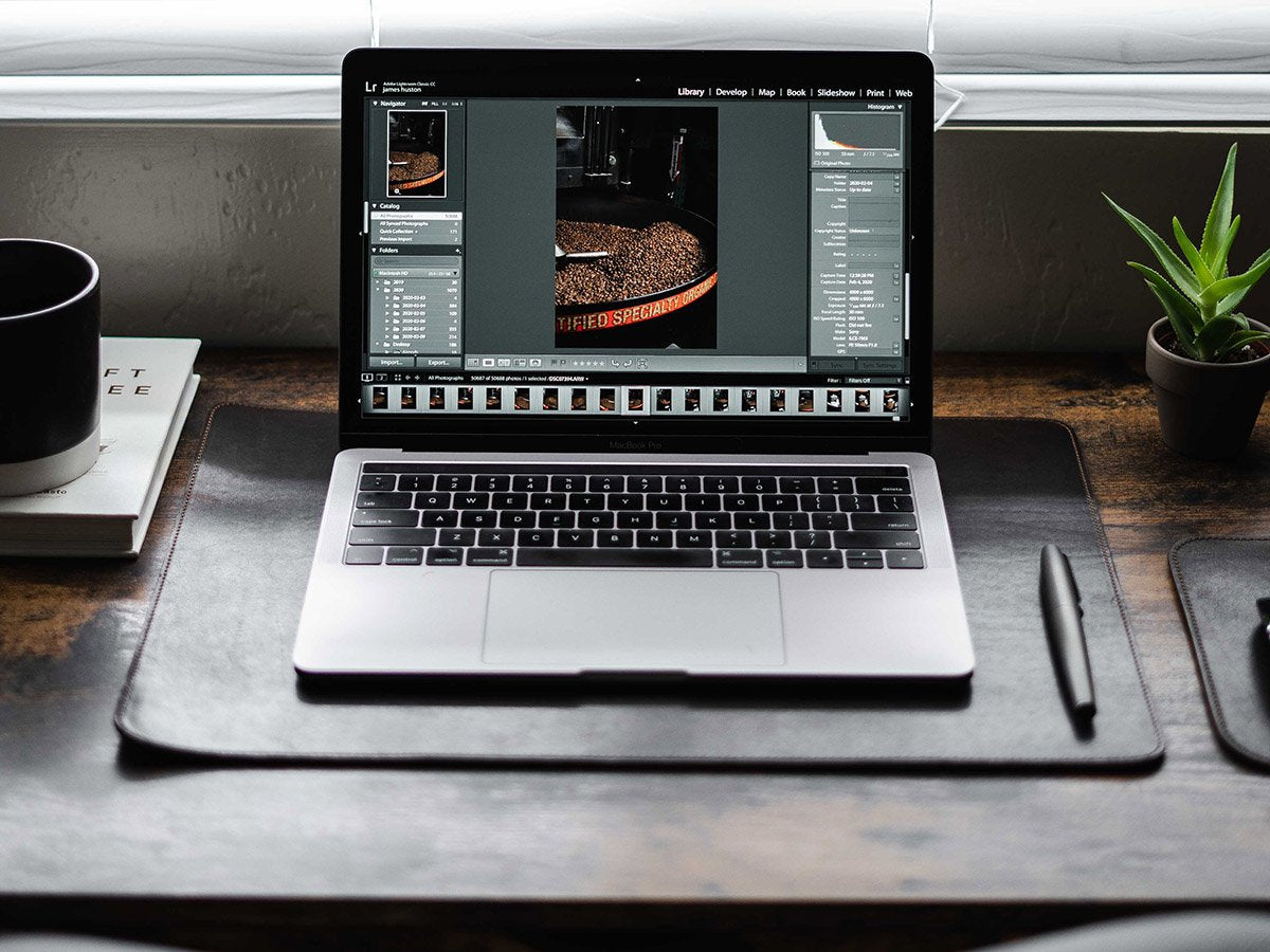 Milwaukee Leather Desk Pad - Chestnut Desk Pad - olpr.