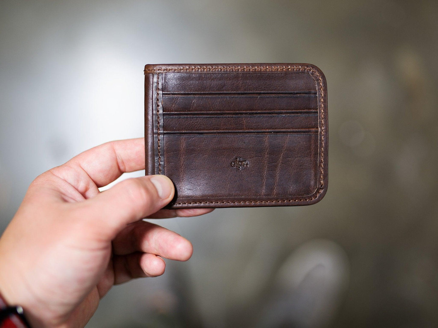 Milwaukee Leather Nine Pocket Wallet - Chestnut Wallet - olpr.