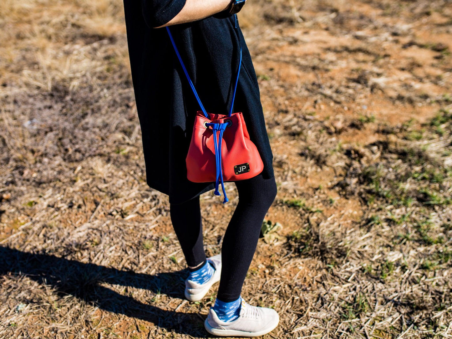 Italian Leather Owl Bag - Red  - olpr.