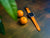Italian Leather Apple Watch Band - Orange