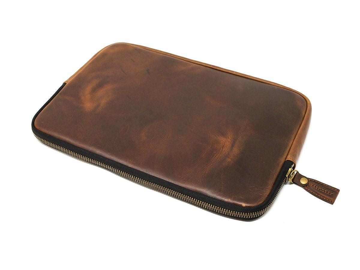 Milwaukee Leather Macbook Case - Chestnut Macbook Case - olpr.