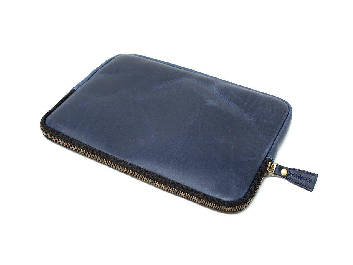 Milwaukee Leather Macbook Case - Navy Macbook Case - olpr.