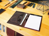 Padfolio Traditional Crazy Horse Leather - Brown Journal - olpr.