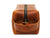 Milwaukee Leather Dopp Kit with Handle - Tan Toiletry Bag - olpr.