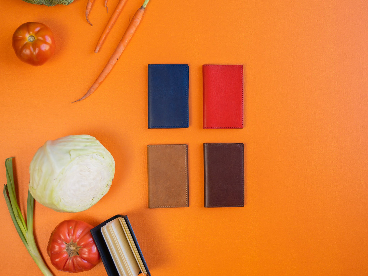 Leather Extra Small Journal - Red Small Notebook - olpr.