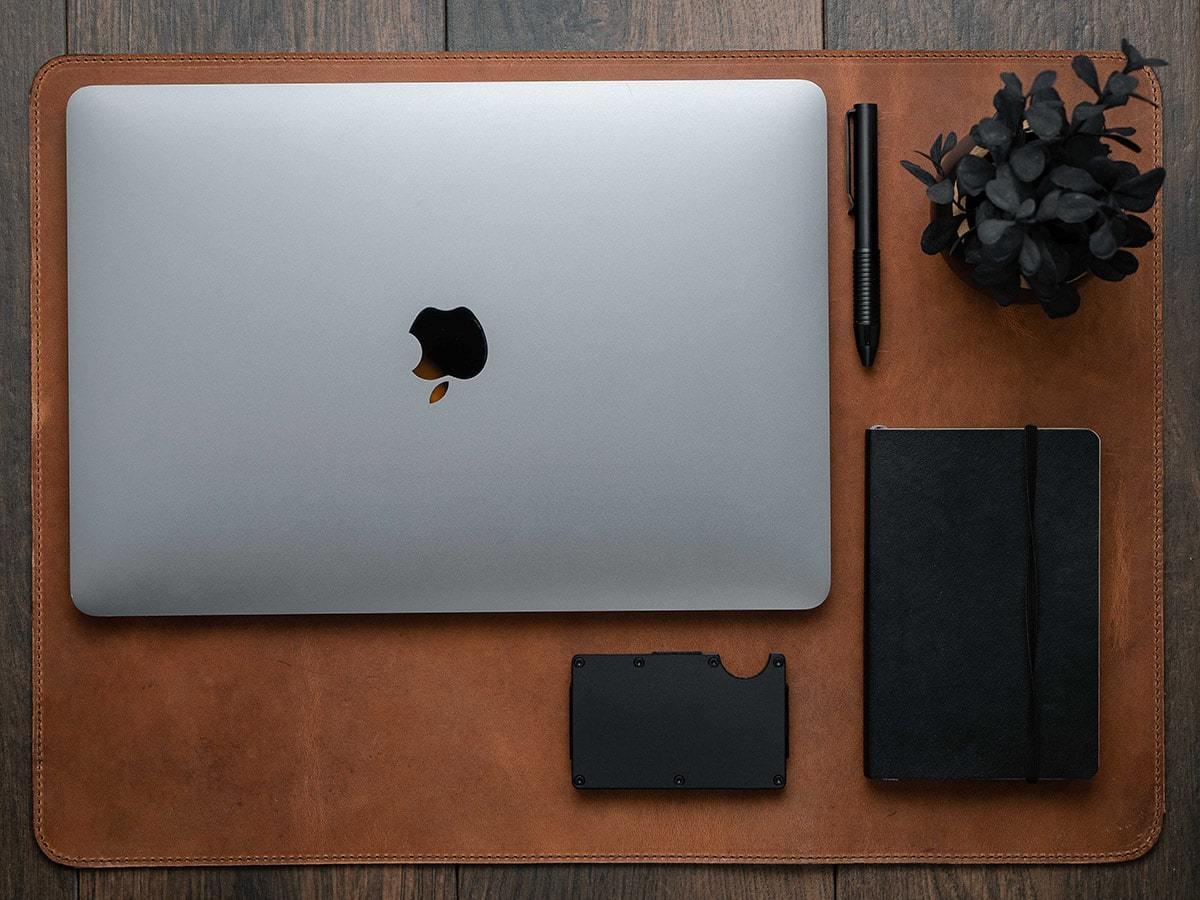 Milwaukee Leather Desk Pad - Natural Desk Pad - olpr.