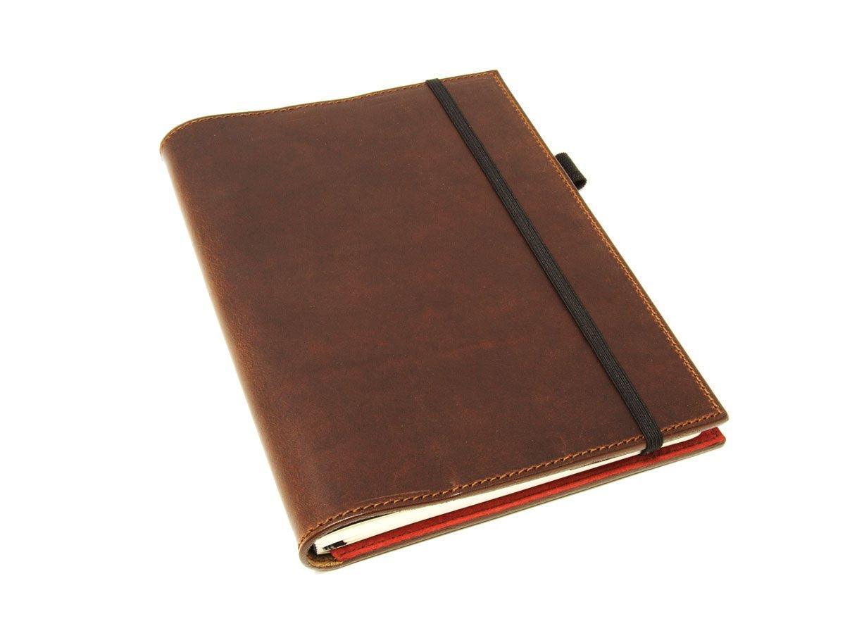 Leather Journal Case Leuchtturm1917  - Chestnut - olpr.