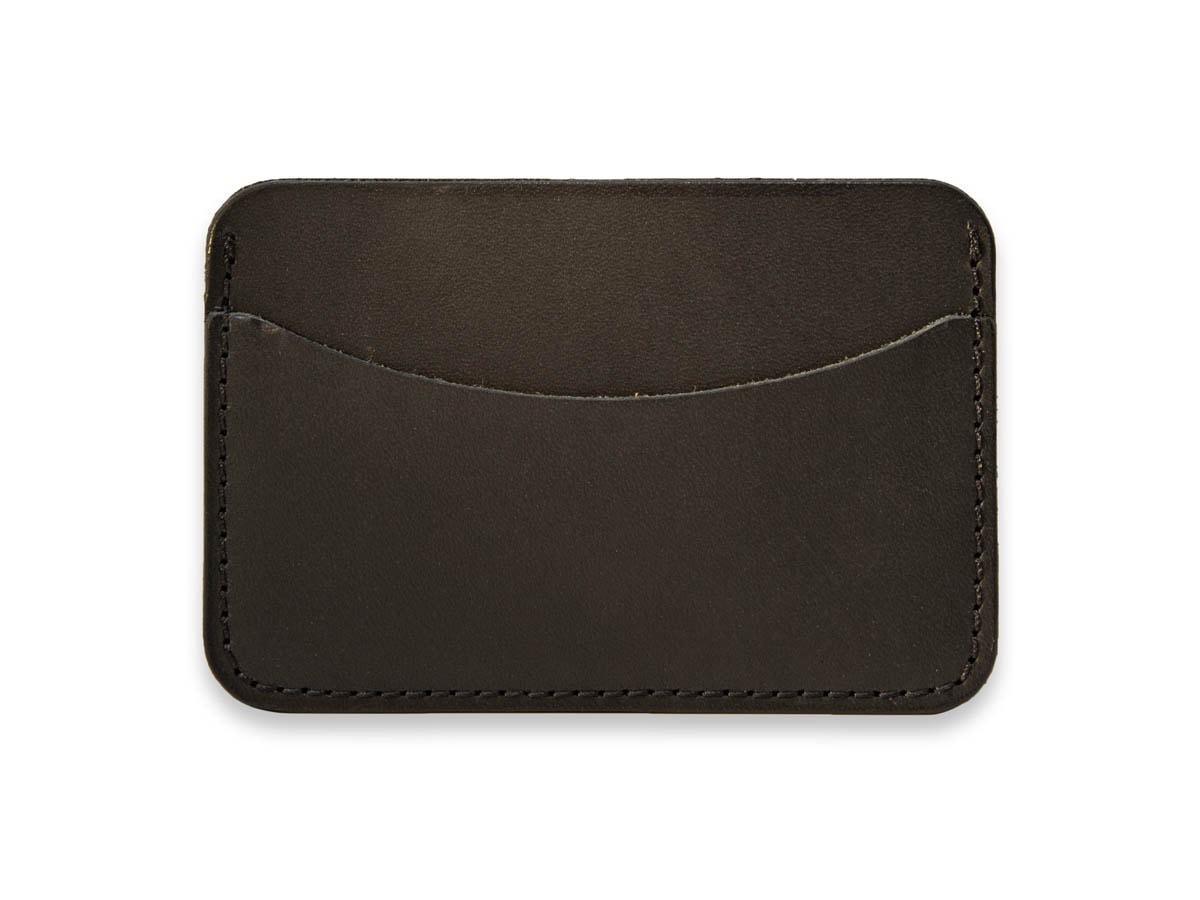 Milwaukee Leather Horizontal Card Holder - Black - olpr.