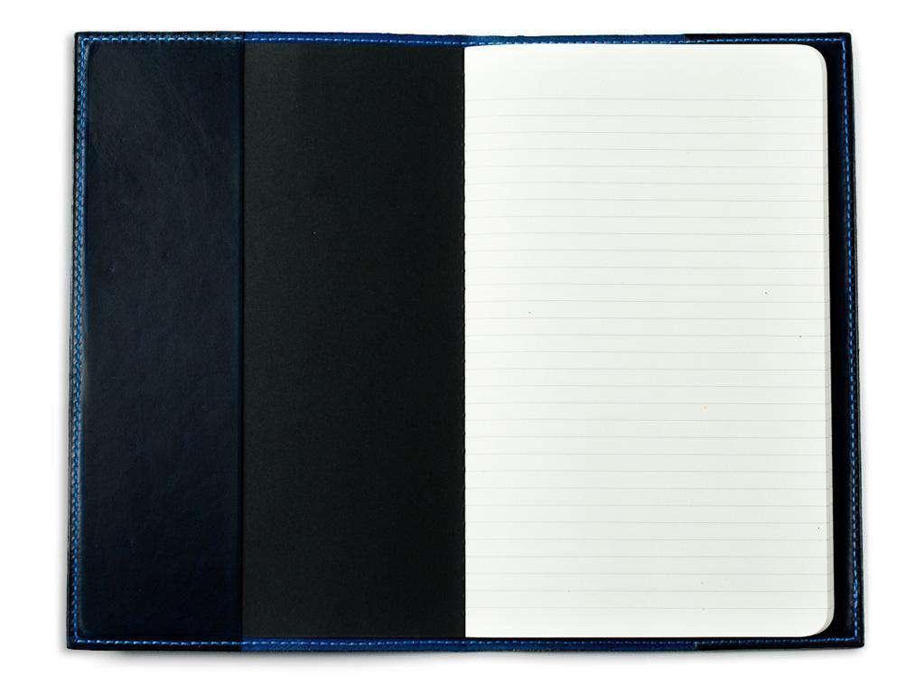 Milwaukee Large Leather Journal - Blue - olpr.