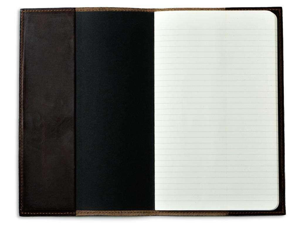 Horween Leather Moleskine Cahier Notebook Cover - Brown Journal - olpr.