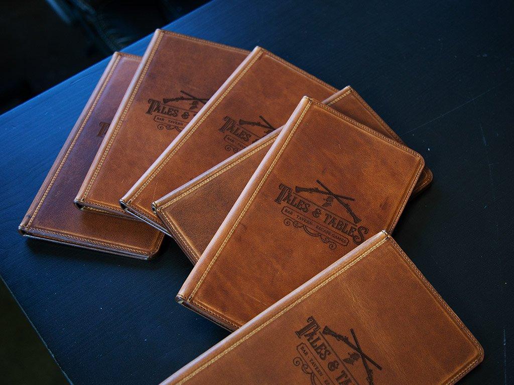 Milwaukee Hardcover Menu Holder - Natural Menu Cover - olpr.