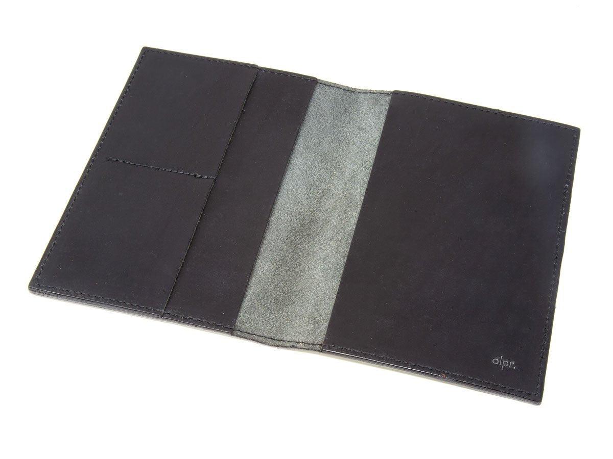 Milwaukee Leather Travel Wallet - Black Passport Wallet - olpr.