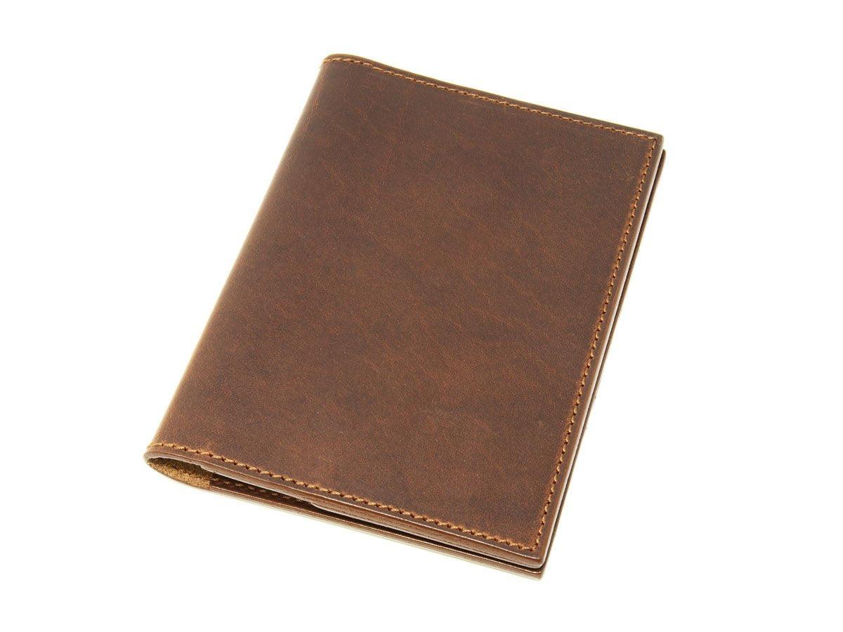 Milwaukee Leather Travel Wallet - Chestnut Passport Wallet - olpr.