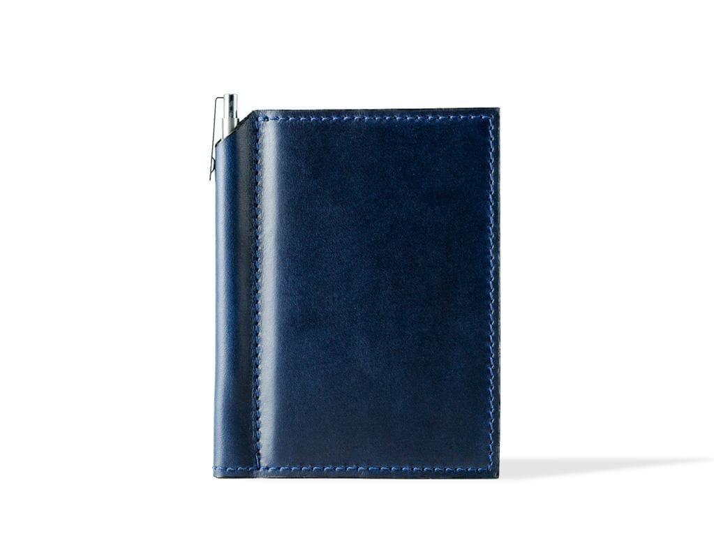 Milwaukee Leather Mini Journal with Pen - Blue - olpr.