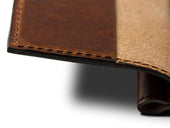 Milwaukee Leather Mini Journal with Pen - Chestnut - olpr.