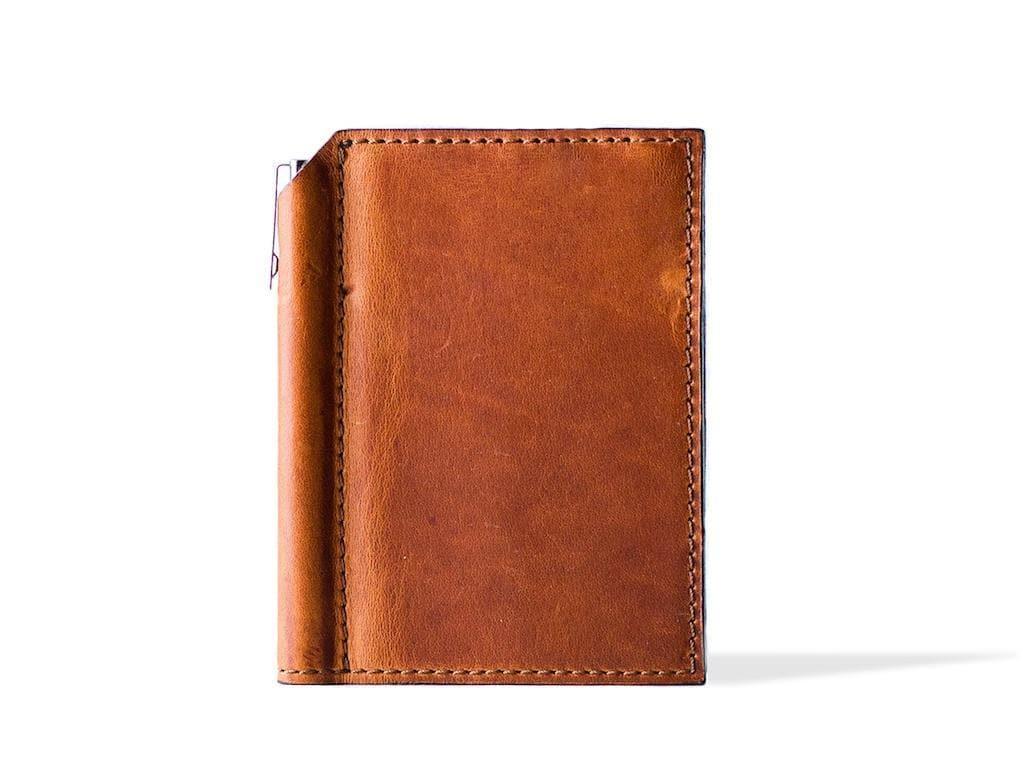 Milwaukee Leather Mini Journal with Pen - Natural - olpr.