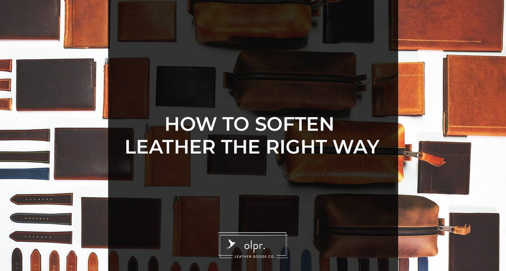 How to Soften Leather