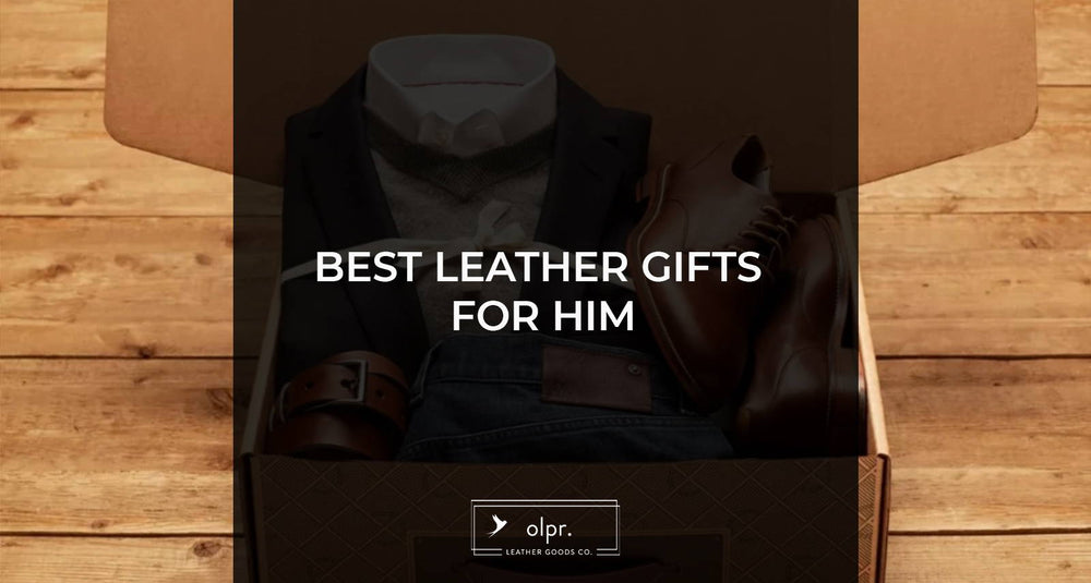 leather gifts for him