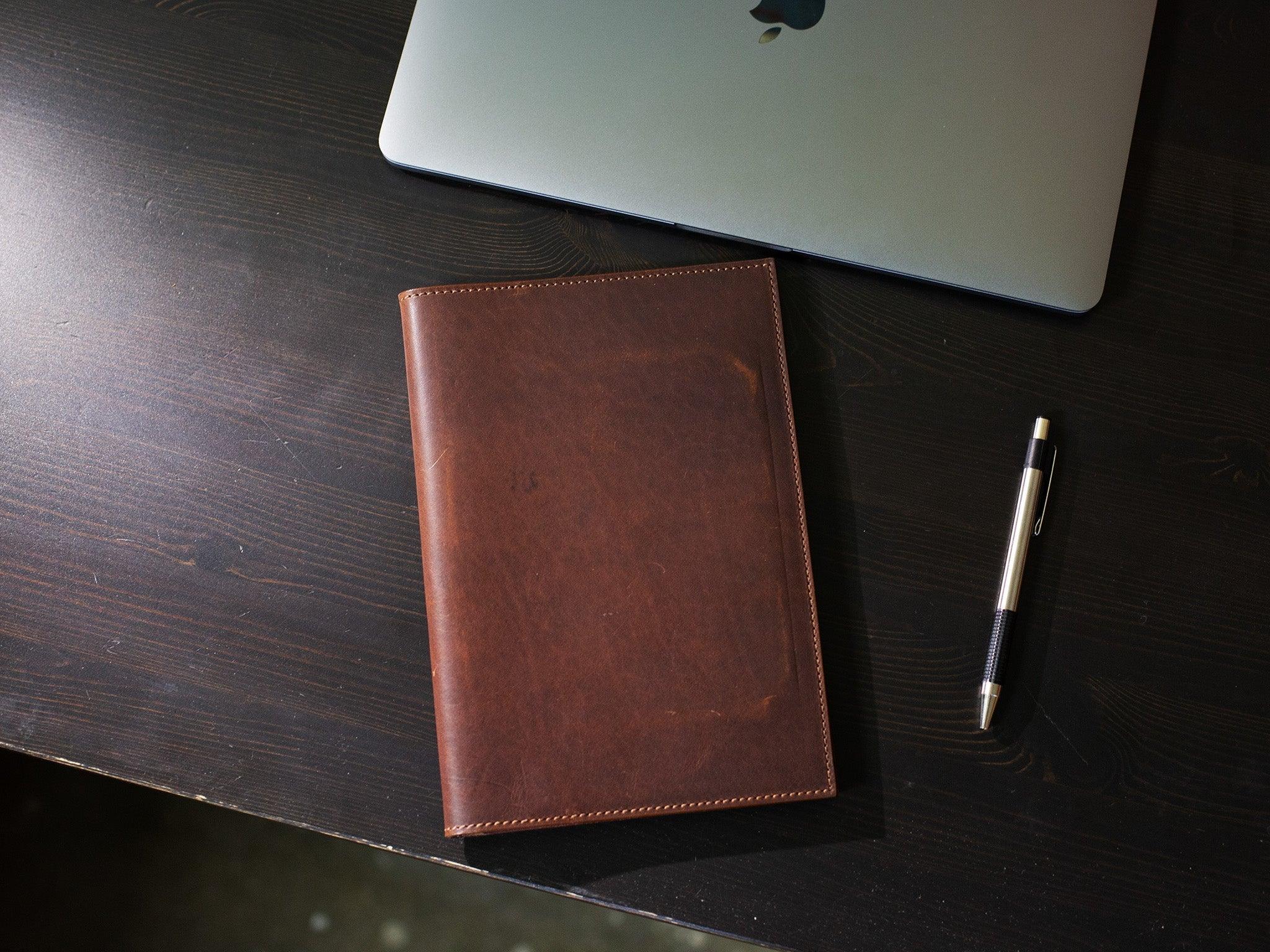 A5 Leather Notebook Covers Made In USA. Executive Designs