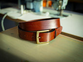 Milwaukee Leather Belt - Chestnut