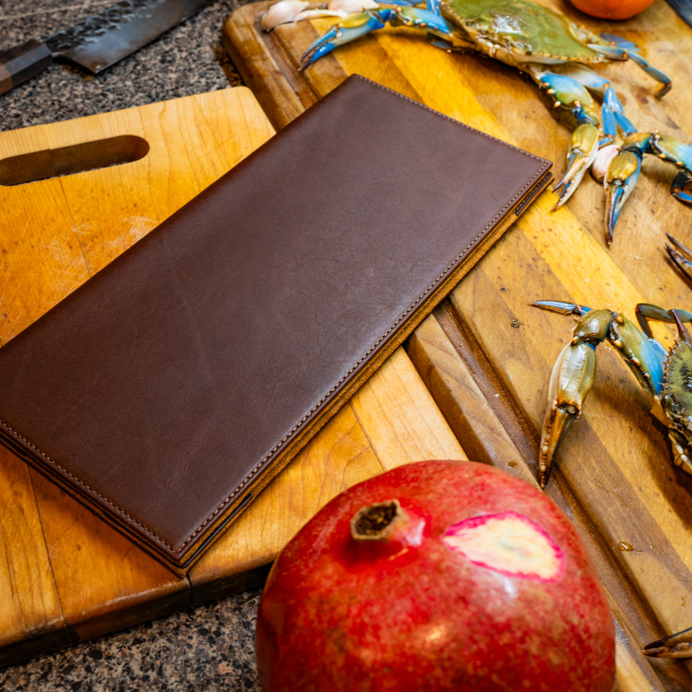 
                      
                        Vintage Leather Bifold Menu - Chestnut
                      
                    