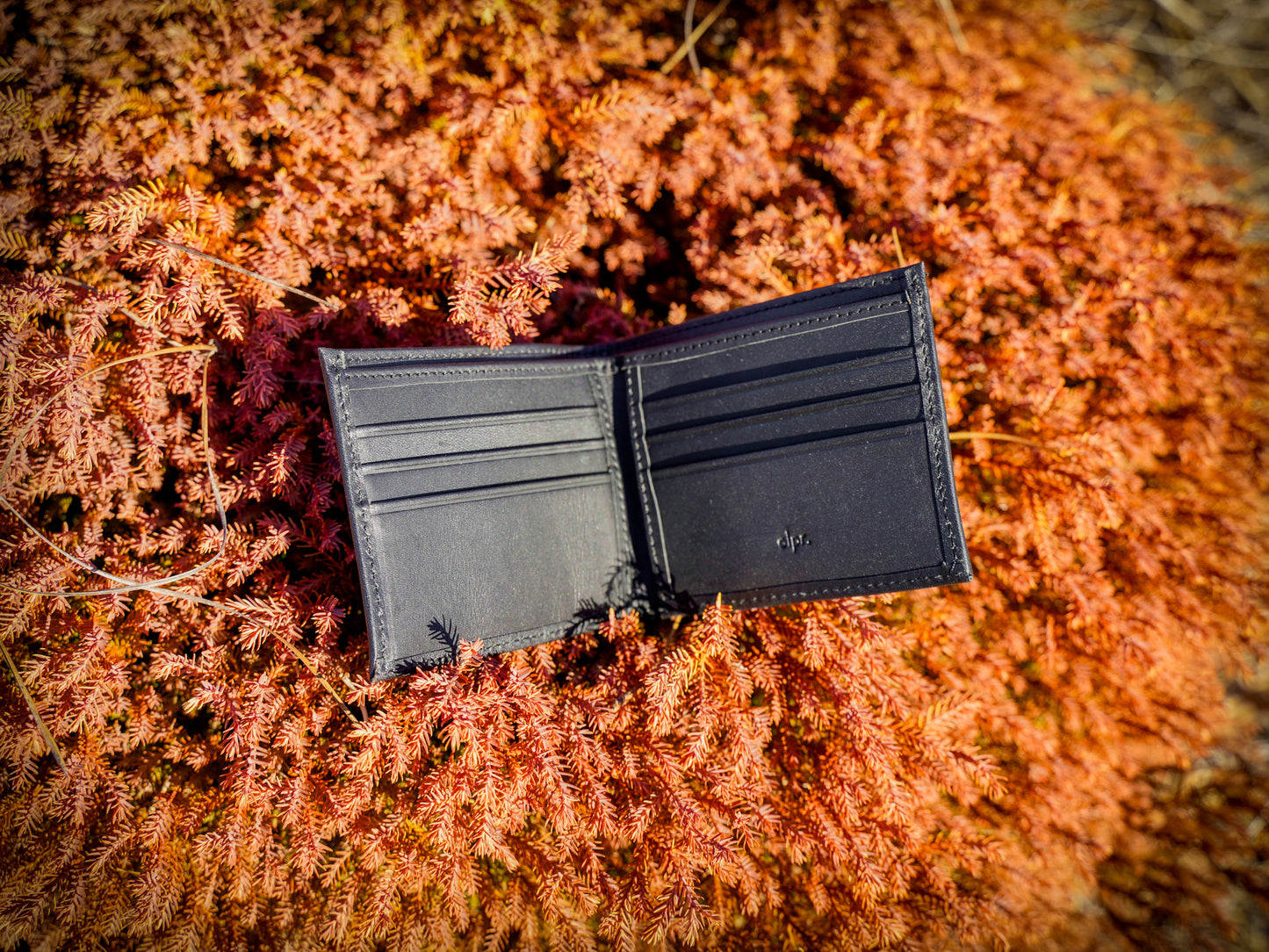 Classic Leather Bifold Wallet - Black