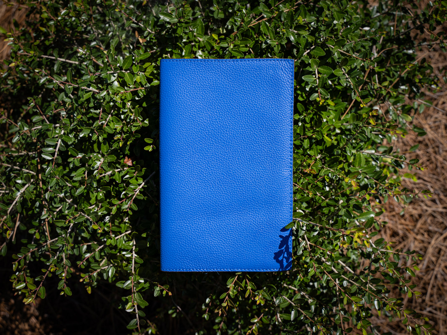 Italian Leather Moleskine Cahier Journal - Ultramarine