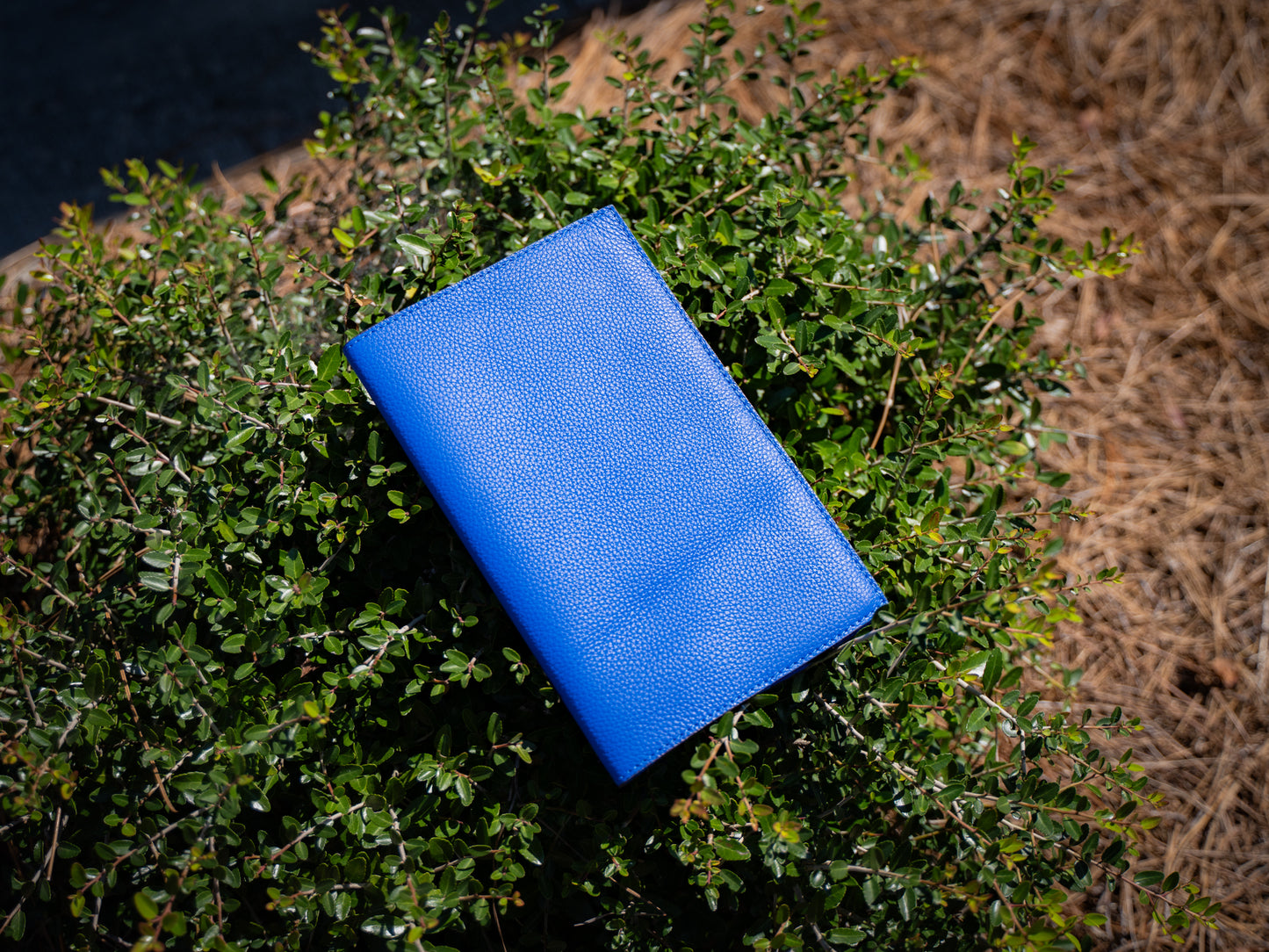 Italian Leather Moleskine Cahier Journal - Ultramarine