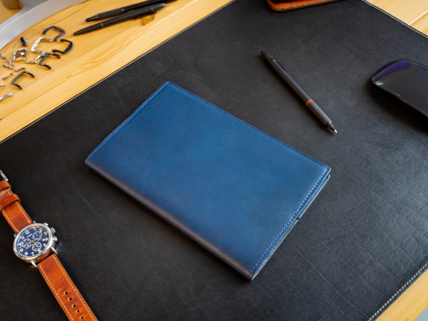 Milwaukee Leather Moleskine Cahier Journal - Blue