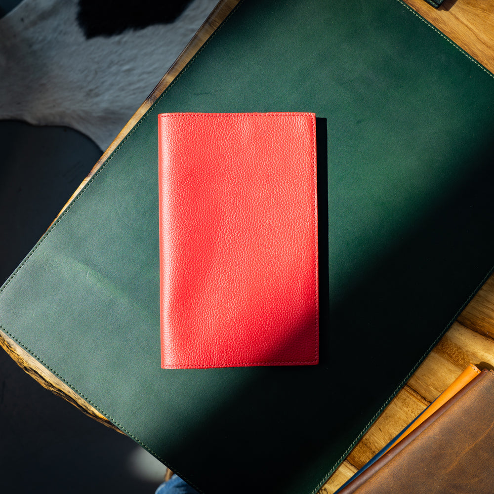 
                      
                        Italian Leather Moleskine Cahier Journal - Red
                      
                    