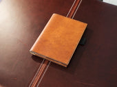 Leather Moleskine Journal Case - Natural