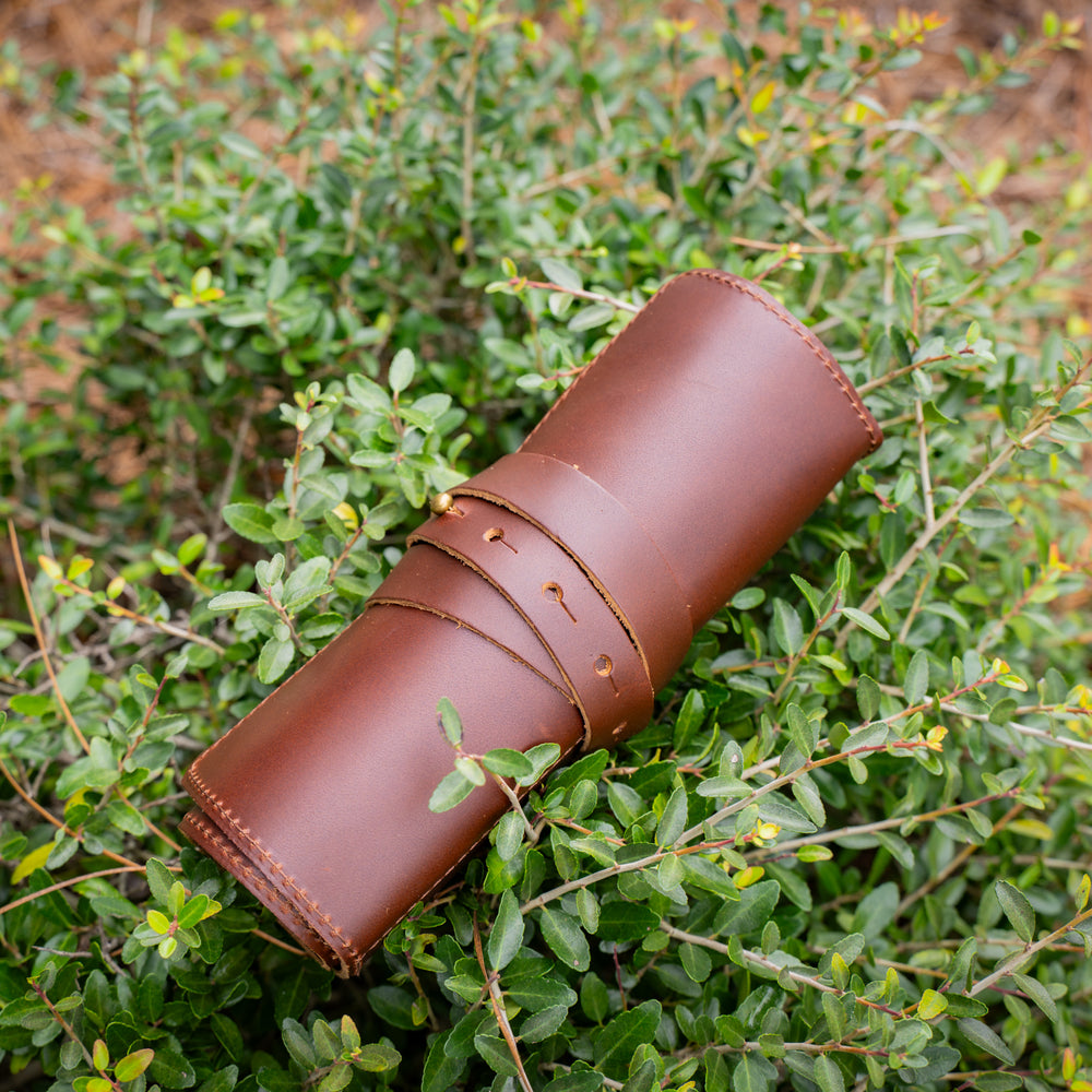 Milwaukee Leather Watch Roll - Chestnut