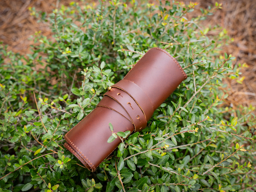 Milwaukee Leather Watch Roll - Chestnut