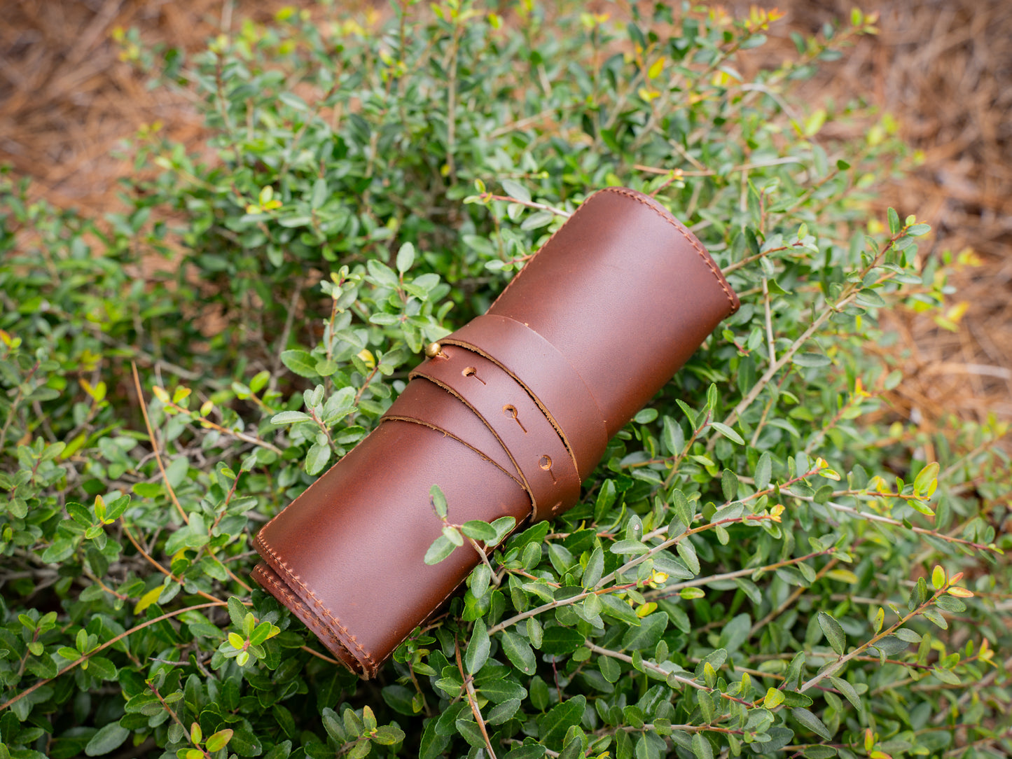 Milwaukee Leather Watch Roll - Chestnut