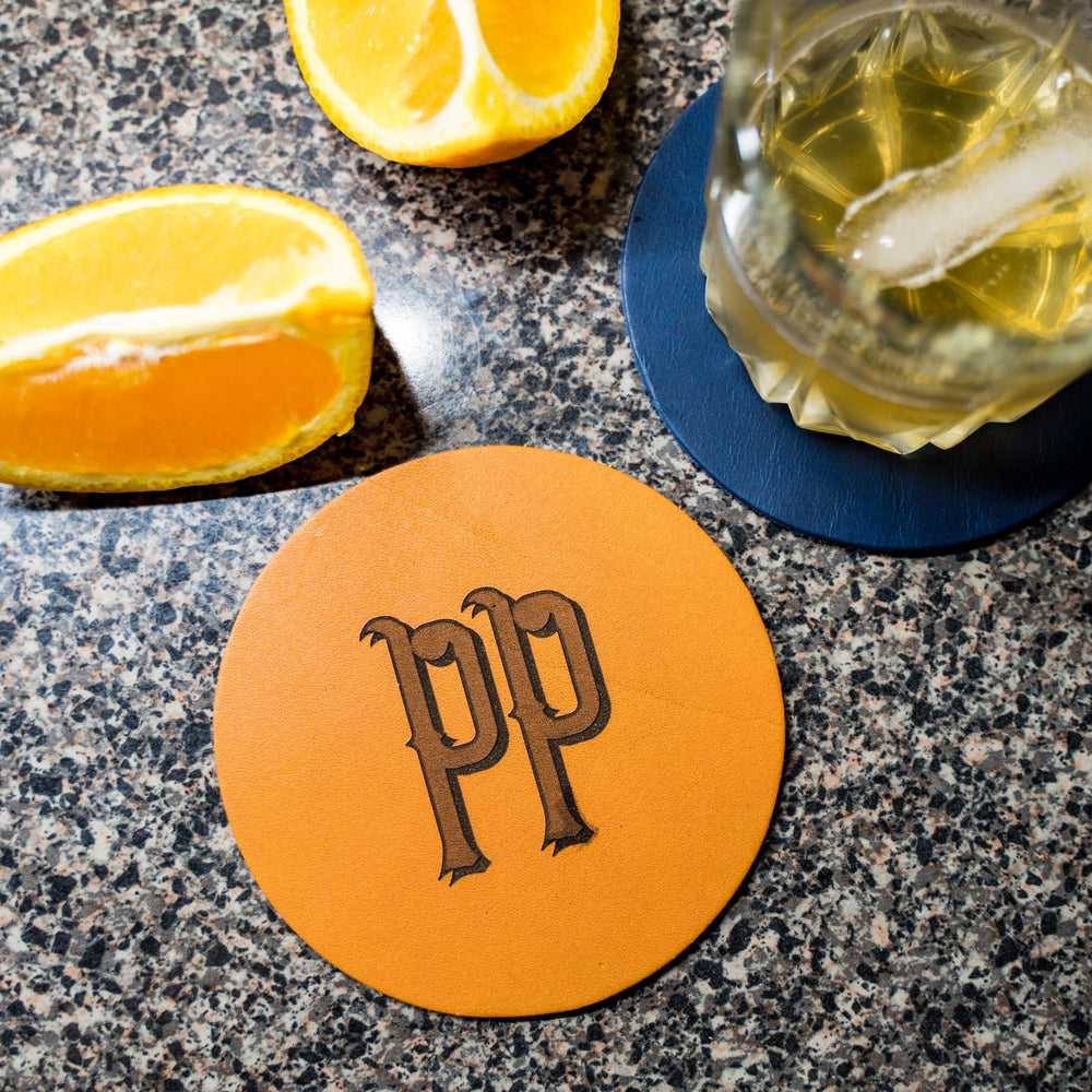 Coaster Logo Engraving